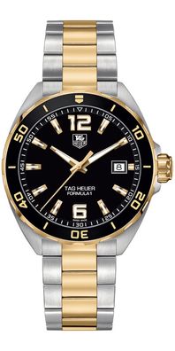 Tag Heuer Formula 1 Herrenuhr silber gold schwarz WAZ1121. BB0879