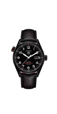 Tag Heuer Carrera Calibre 5 Herrenuhr schwarz rot WAR2A80. FC6337
