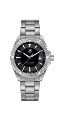 Tag Heuer Aquaracer Herrenuhr silber schwarz WAY1110. BA0928