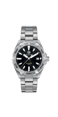 Tag Heuer Aquaracer Herrenuhr silber schwarz WBD1110. BA0928