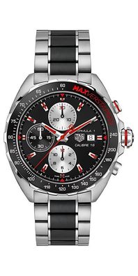Tag Heuer Formula 1 Max Verstappen Edition Chronograph Herrenuhr silber schwarz rot C