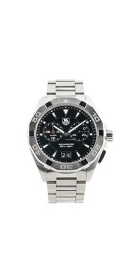 Tag Heuer Aquaracer Herrenuhr silber schwarz WAY111Z. BA0928