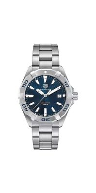 Tag Heuer Aquaracer Herrenuhr silber blau WBD1112. BA0928