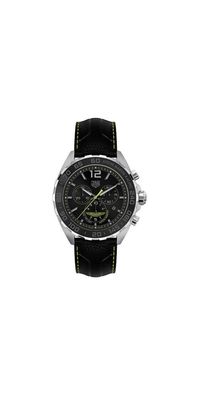 Tag Heuer Formula 1 Herrenuhr Chronograph Aston Martin Edition silber schwarz CAZ101P