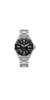 Tag Heuer Aquaracer Herrenuhr silber schwarz WAY201A. BA0927
