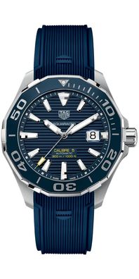 Tag Heuer Aquaracer Herrenuhr schwarz blau WAY201B. FT6150