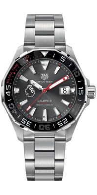 Tag Heuer Aquaracer Herrenuhr silber schwarz WAY201D. BA0927