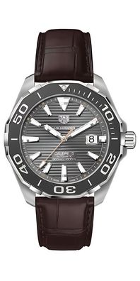 Tag Heuer Aquaracer Herrenuhr silber schwarz WAY201M. FC6474