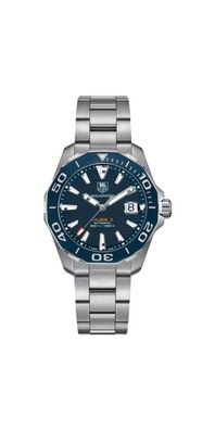 Tag Heuer Aquaracer Herrenuhr silber blau WAY211C. BA0928