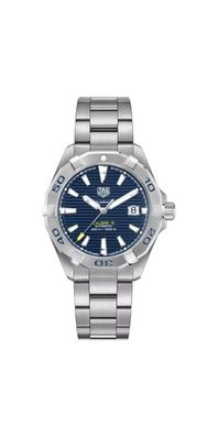 Tag Heuer Aquaracer Herrenuhr silber blau WBD2112. BA0928