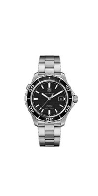 Tag Heuer Herrenuhr Aquaracer silber schwarz WAK2110. BA0830