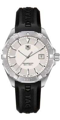 Tag Heuer Aquaracer Herrenuhr schwarz silber WAY1111. FT8021