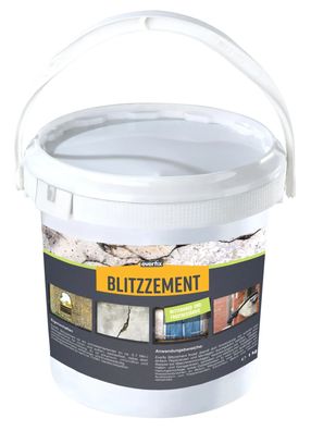 Blitzzement 1 kg Eimer Reparaturmörtel