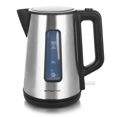 Emerio Wasserkocher 1,7L 2200W Edelstahl