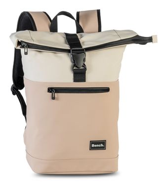 Bench "hydro" Roll-Top-Rucksack * graubraun/sand