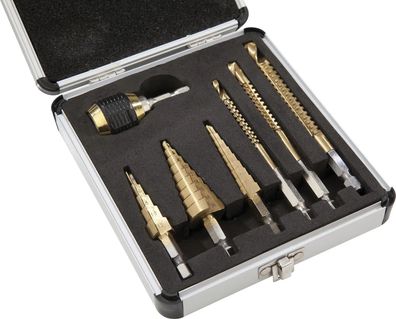 Titan Stufenbohrer Set 7-tlg. 4-20 mm