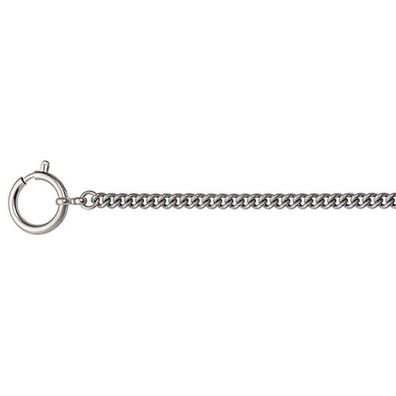 Taschenuhr Kette - Stahl, antik oxydiert - Panzer
