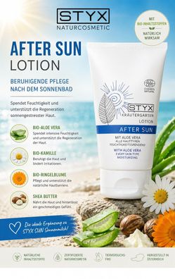 STYX After Sun Lotion 150 ml - Beruhigende BIO-Pflege nach dem Sonnenbad