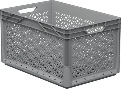 Eurobox grau 60x40x32cm 62l durchbrochen