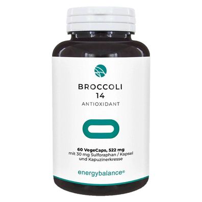EnergyBalance Broccoli 14 + Kapuzinerkresse, 60 Kapseln