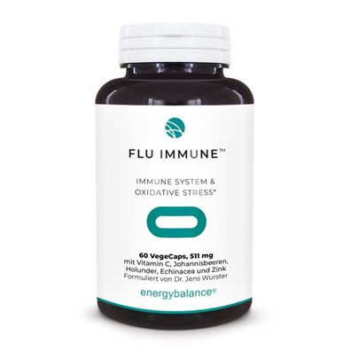 EnergyBalance Flu-Immune mit Holunder und Echinacea, 60 VegeCaps
