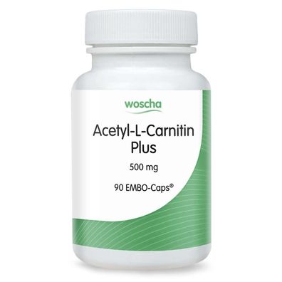 Woscha Acetyl-L-Carnitin Plus 500 mg, 90 Kapseln