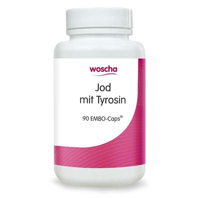 Woscha Jod mit Tyrosin, 90 EMBO-Caps