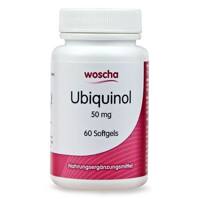 Woscha Ubiquinol 50 mg, 60 Softgels