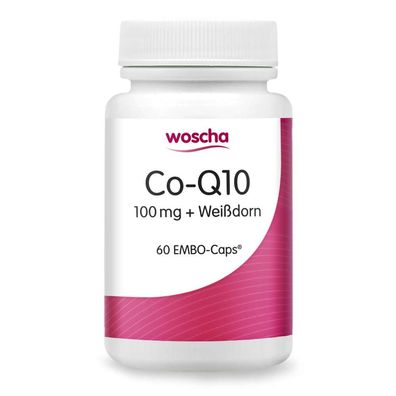 Woscha Co-Q10 mit Weißdorn, 60 Kapseln