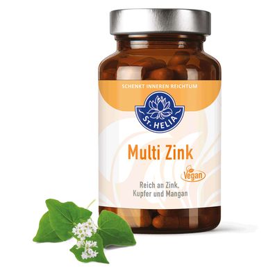 St. Helia Multi Zink mit Kupfer und Mangan, 60 Kapseln
