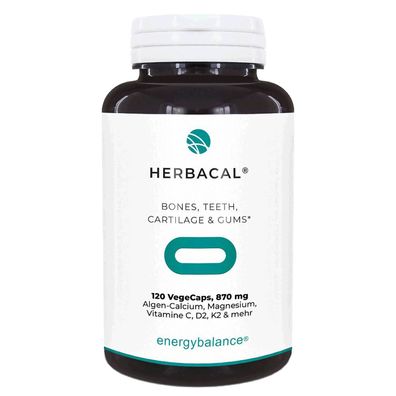 EnergyBalance HerbaCal für Knochen und Zähne, 120 VegeCaps