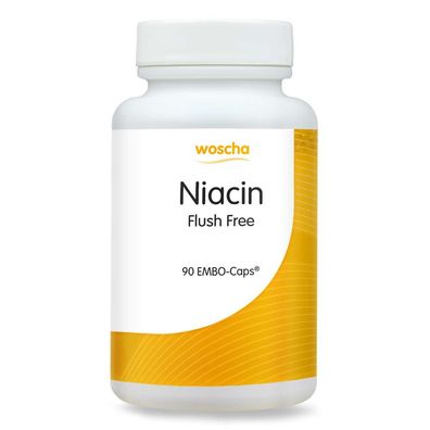 Woscha Niacin Flush Free, 90 Kapseln