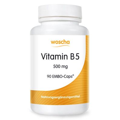 Woscha Vitamin B5, 90 Kapseln