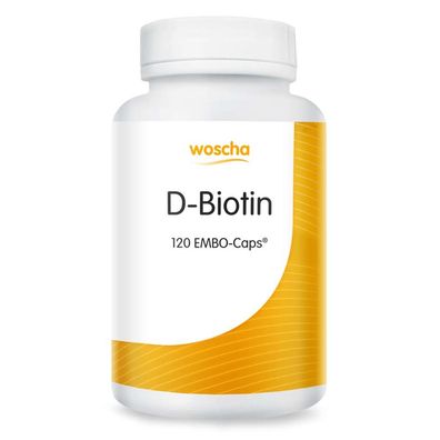Woscha D-Biotin, 120 EMBO-Caps