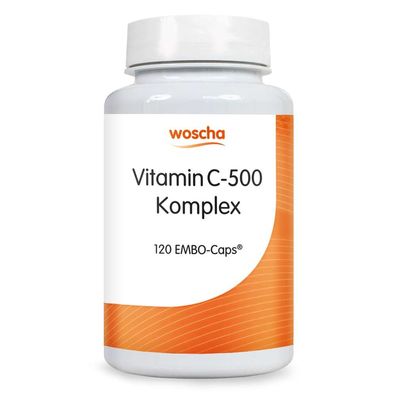 Woscha Vitamin C-500 Komplex, 120 Kapseln