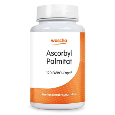 Woscha Ascorbyl Palmitat Vitamin C, 120 Kapseln