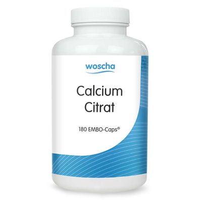 Woscha Calcium Citrat, 180 Kapseln