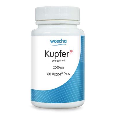 Woscha Kupfer energetisiert, 60 Kapseln