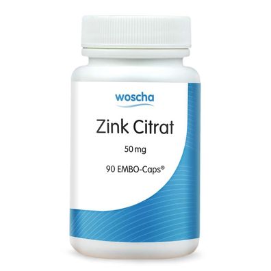 Woscha Zink Citrat, 90 Kapseln