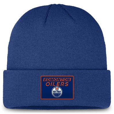 NHL Edmonton Oilers Wollmütze Mütze Authentic Pro Prime 2025 Beanie 197834135661
