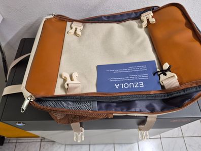 NEU OVP: Reiserucksack 40x20x25 Handgep?ck Ryanair & Easyjet ? Beige/Braun
