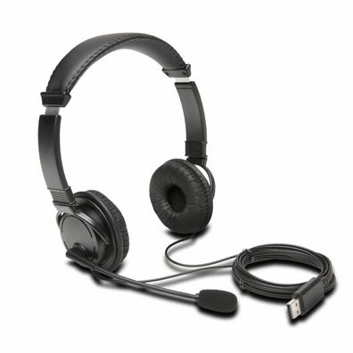 USB HiFi-Kopfhörer mit Mikrofon (schwarz)