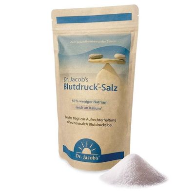 Dr. Jacob´s Blutdruck®- Salz 500g im Nachfüllbeutel, wieder verschließbar