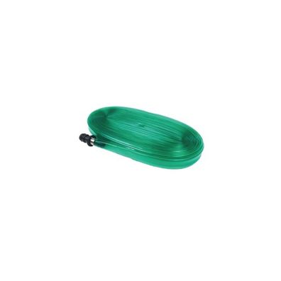 Gartenschlauch 15m - flexibler Wasserverteiler mit Sprühfunktion, Grün
