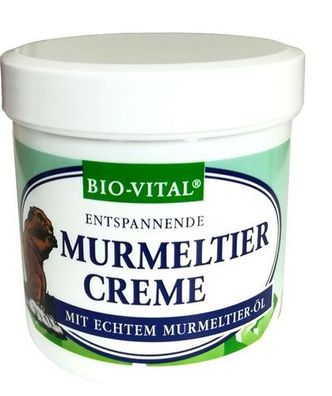 Bio-Vital Murmeltier Creme Balsam Kosmetik entspannend 6x 250ml