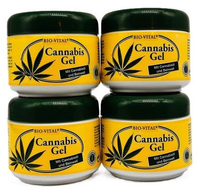 Bio-Vital Cannabis Gel Teufelskralle Körper Hanf Gel 4x125ml