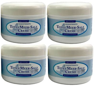 BIO-Vital Totes Meer Salz Creme 4x 250ml
