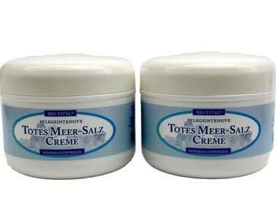 BIO-Vital Totes Meer Salz Creme, 2x 250ml