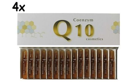 Bio-Vital Ampullen Coenzym Q10 Cosmetics Anti Aging, 4 Schachtel, 60x 2ml