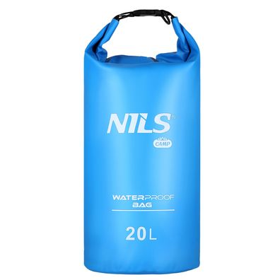 NILS CAMP NC1703 Dry Bag 20L wasserdichter Beutel Packsack Blau